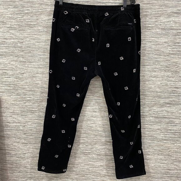 Pacsun Dice Embroidered Mens  Streetwear Corduroy Trouser Pants - Picture 9 of 9